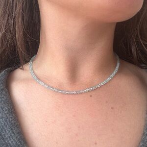 Vintage Blue Choker Necklace